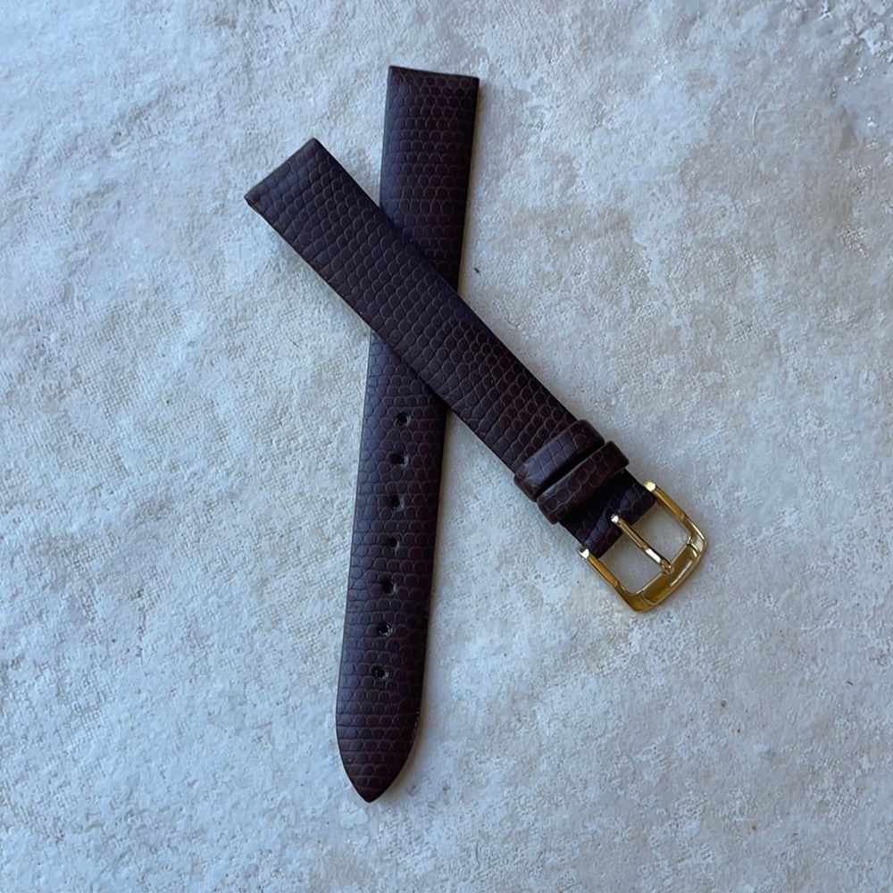 Watch Band Spidel 16mm brown leather band